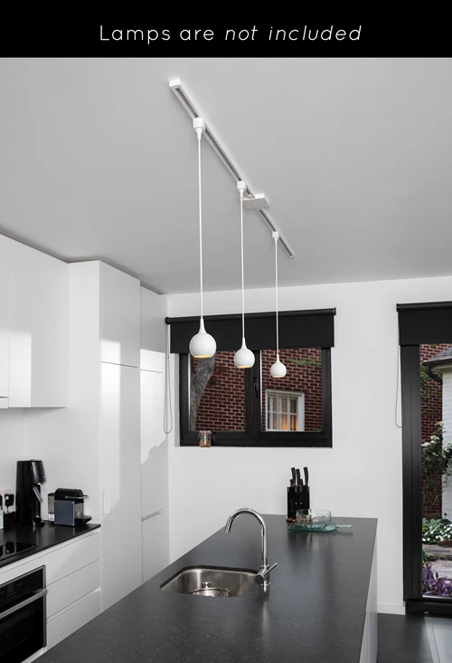 Lucide TRACK Starterset - 1-fase Railsysteem / Railverlichting - 2 meter - Wit - sfeer 2